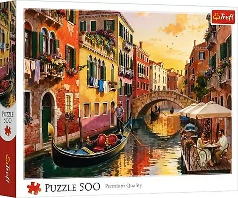 Puzzle 500 Wenecja o zachodzie słońca - Puzzle