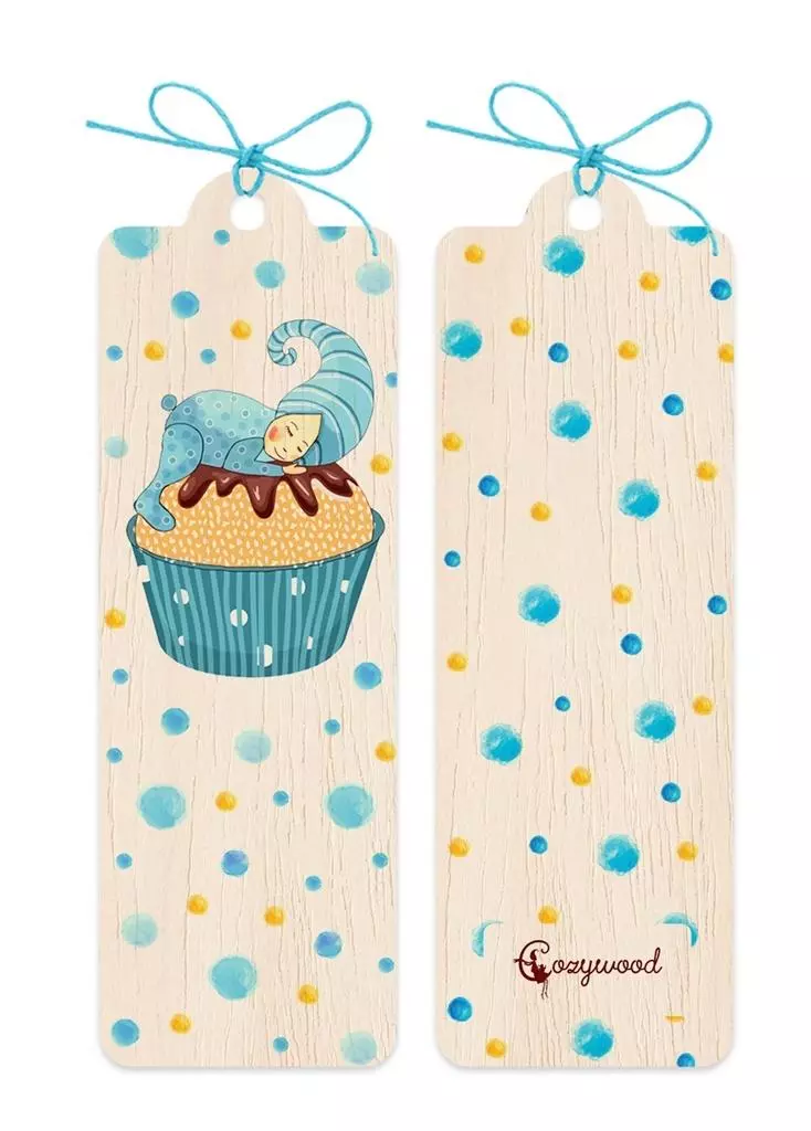 Zakładka drewniana Narodziny chłopiec - Książki