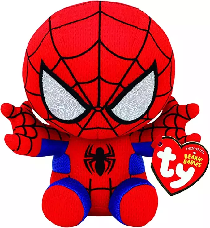 Maskotka Ty Beanie Babies Marvel Spiderman 15cm 41188 - Zabawki
