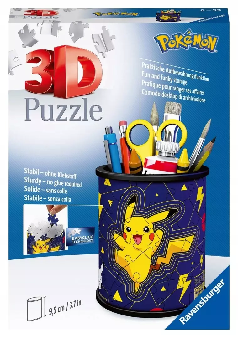 Puzzle 3D 54 Przybornik Pikachu - Puzzle