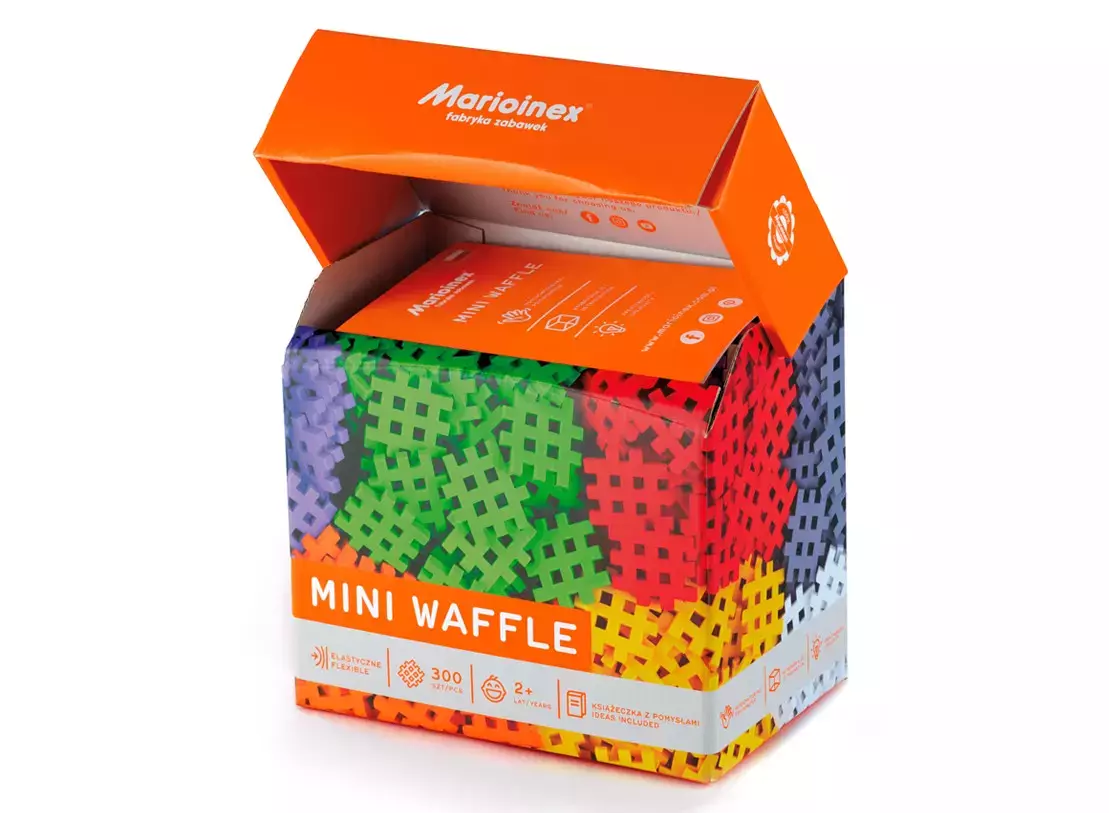 Klocki konstrukcyjne Mini Waffle (300 elementów)