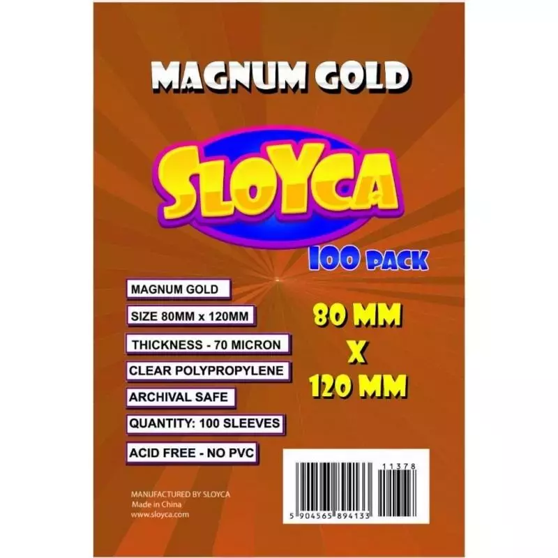 Koszulki Magnum Gold 80x120mm (100szt) SLOYCA - Gry