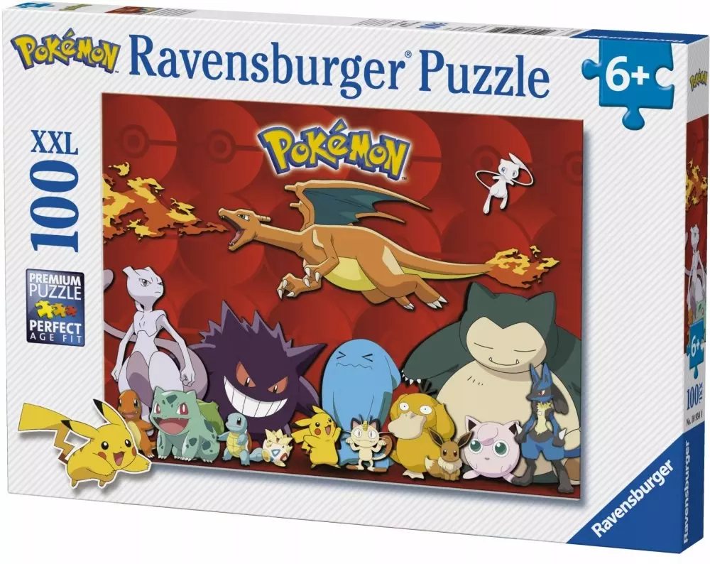Puzzle 100 elementów XXL Pokemon - Puzzle