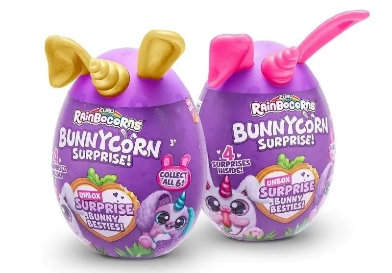 RAINBOCORNS JAJKO Z NIESPODZIANKĄ KRÓLICZEK PIESEK - Zabawki