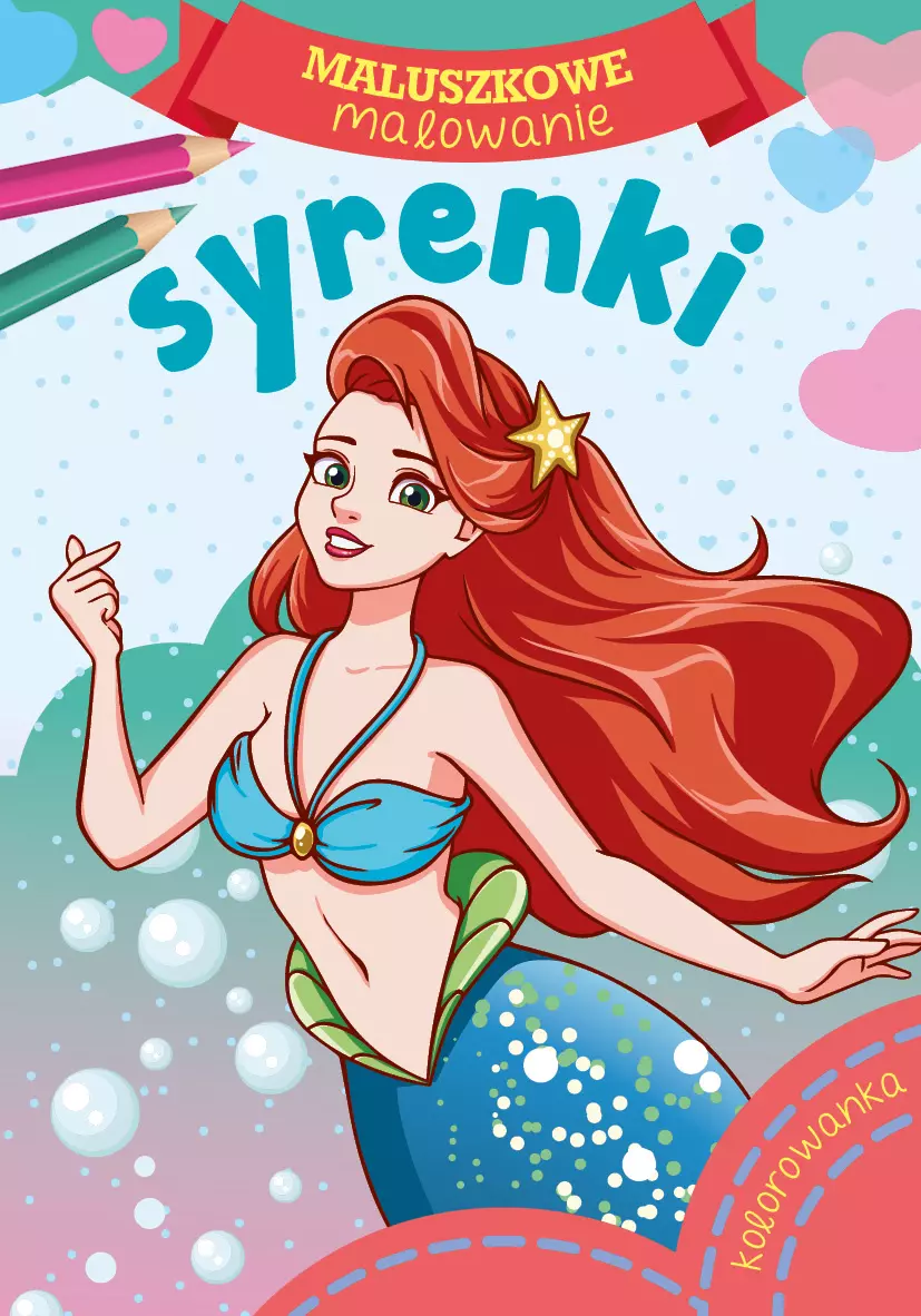 Maluszkowe malowanie. Syrenki - Książki