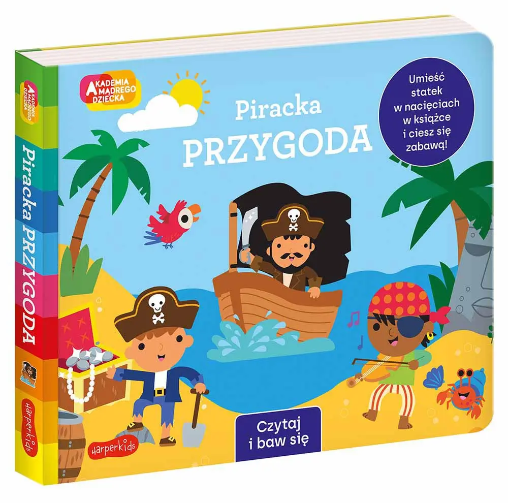 Akademia Mądrego Dziecka. Czytaj i baw się. Piracka przygoda - Książki