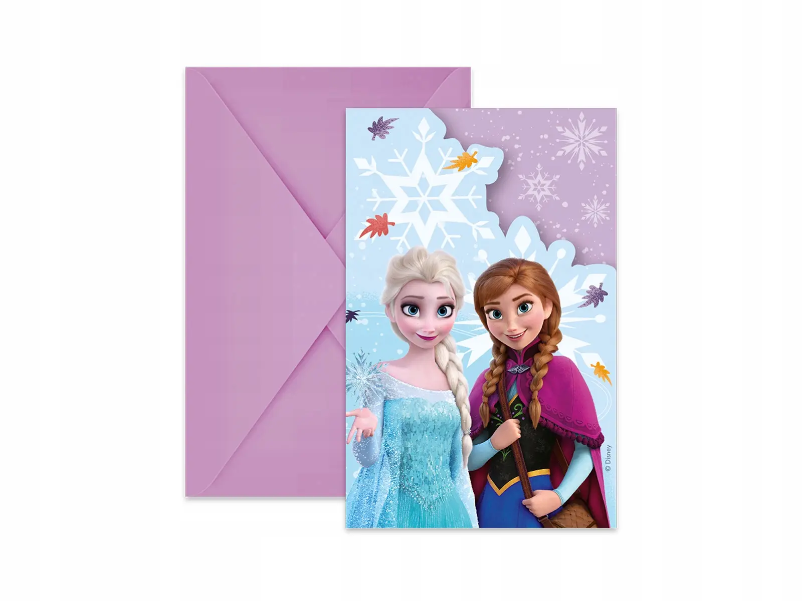 Zaproszenia "Frozen - Kraina Lodu", Procos, 9x14 cm, 6 szt - Papiernicze i szkolne