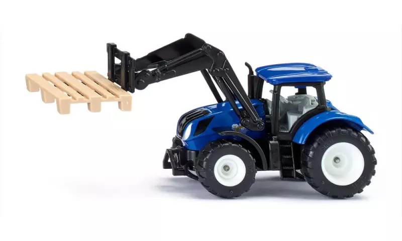 Traktor z widłami i paletami New Holland - Zabawki