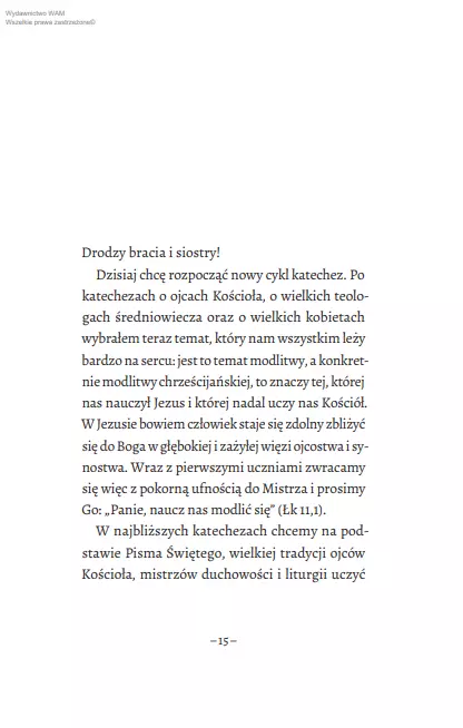 Modlitwa Jezusa. Katechezy papieskie - Książki