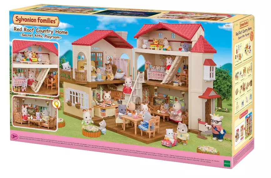 Sylvanian Domek z Tajemniczym Pokojem 5708 Pud2 - Zabawki