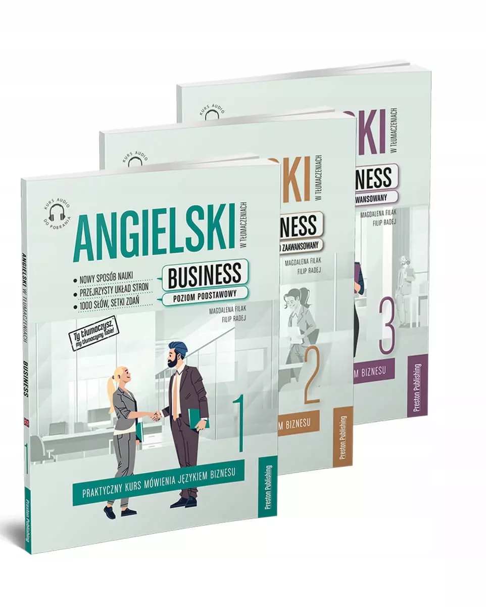Angielski w tłumaczeniach. Business, części 1-3 - Książki