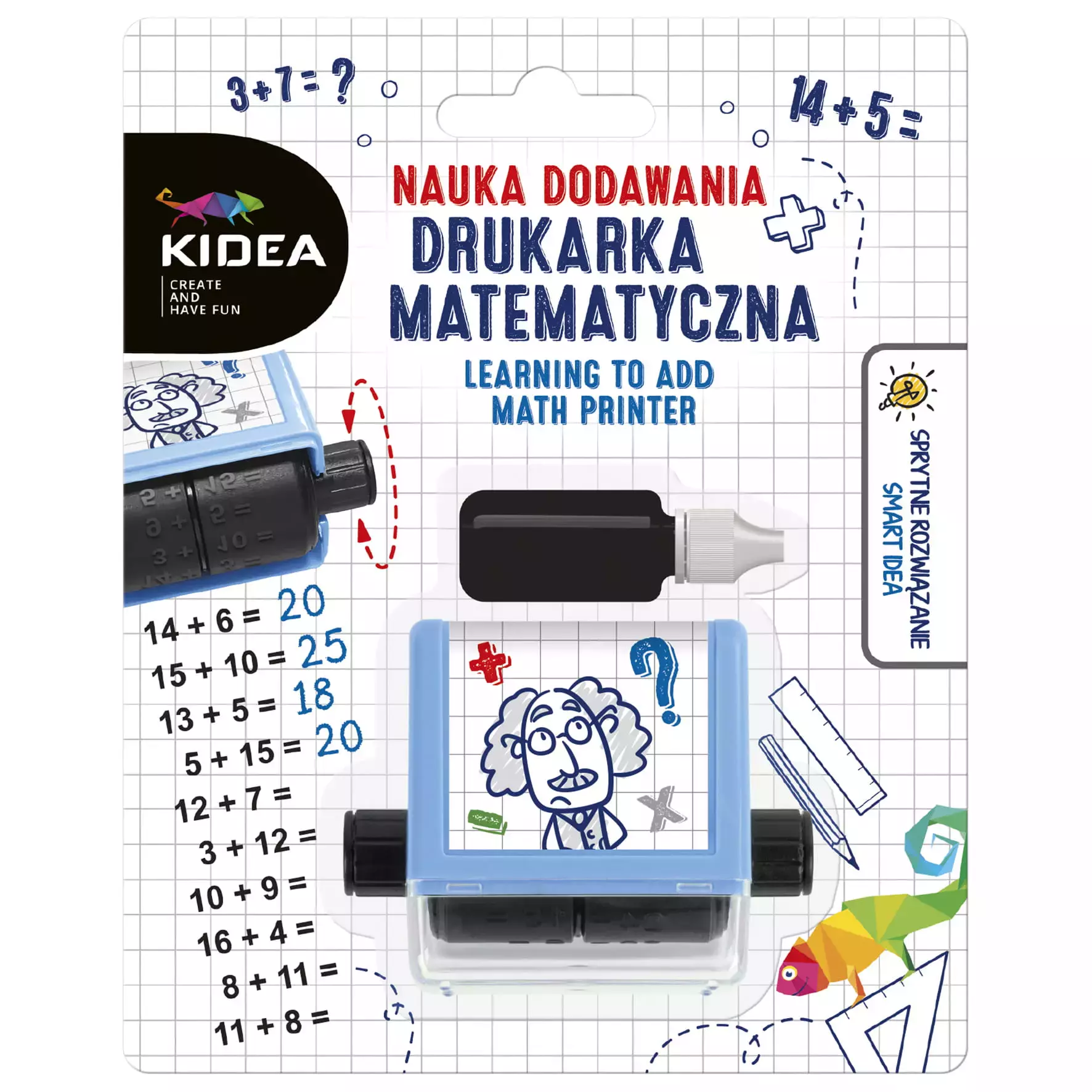Drukarka Matematyczna Nauka Dodawania Kidea B/c - Zabawki