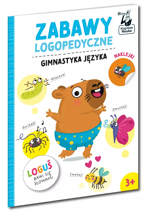 Zabawy logopedyczne. Loguś bawi się słowami. Gimnastyka języka - Książki