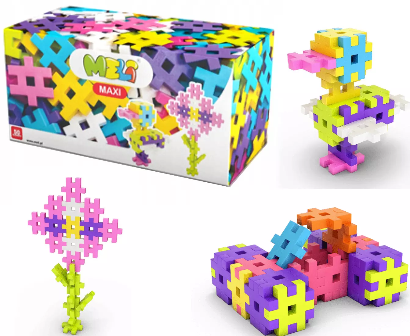 Klocki Meli Maxi (50 elementów)