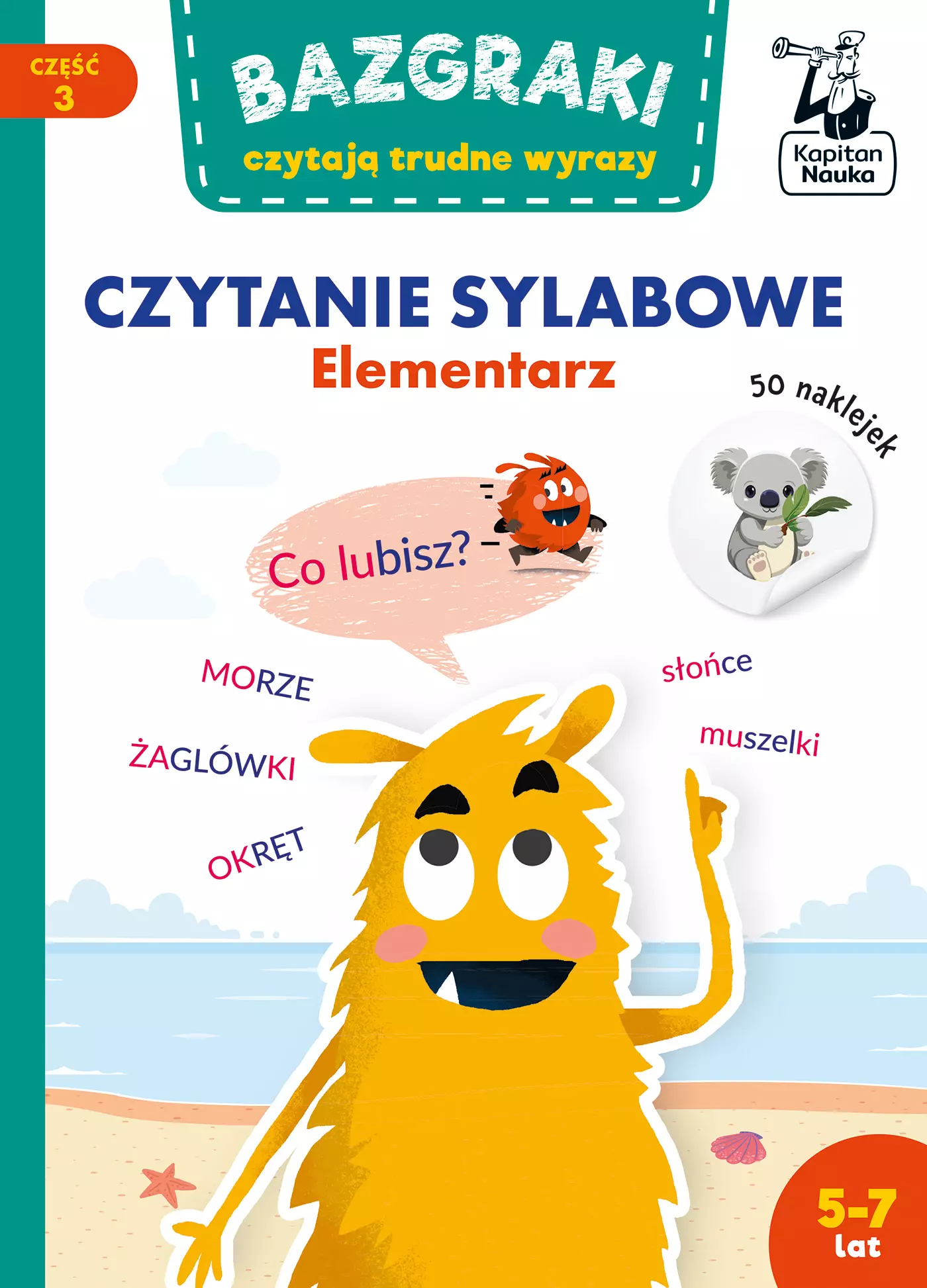 Bazgraki czytają trudne wyrazy. Czytanie sylabowe. Elementarz - Książki