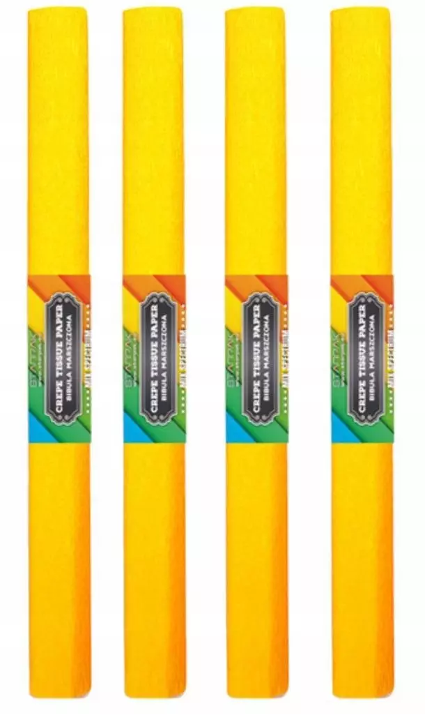 Bibuła marszczona żółta - Papiernicze i szkolne