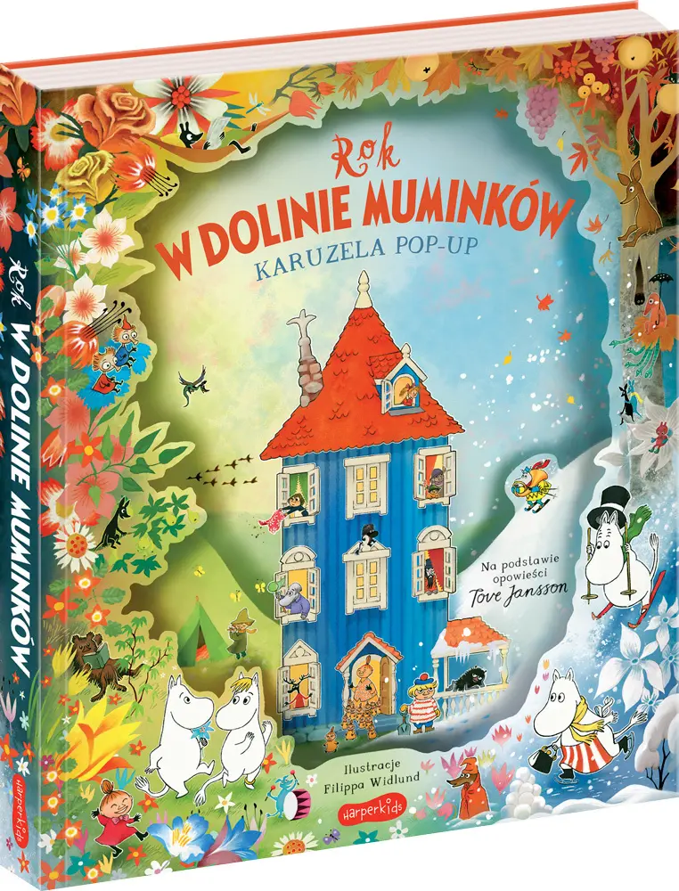 Rok w Dolinie Muminków. Karuzela pop-up - Książki