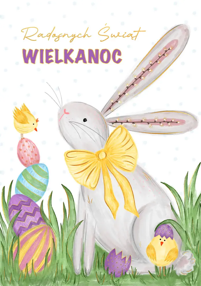 Karnet B6 WIELKANOC ZAJĄC WIELKANOCNY - Papiernicze i szkolne