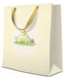 Torebka prezentowa Bunny żółta, średnia - Papiernicze i szkolne