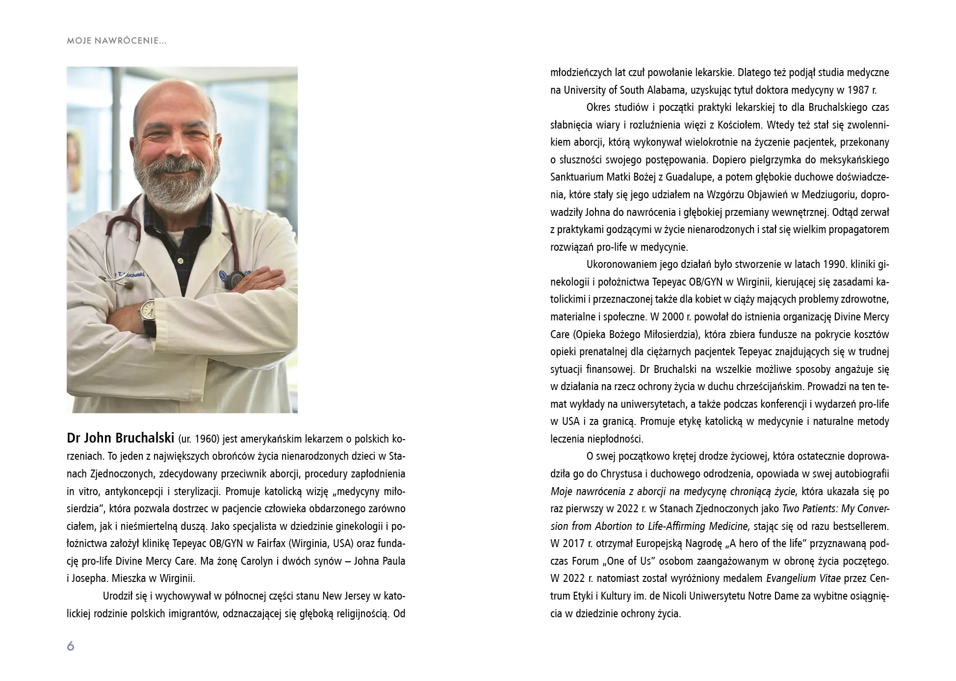 Moje nawrócenie z aborcji na medycynę chroniącą życie - Książki